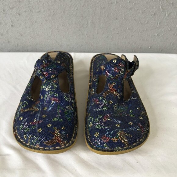 Alegria Shoes Womens Size 38 EU Leather Mary Jane Clog Slip Resistant ALG-158 - Picture 1 of 16